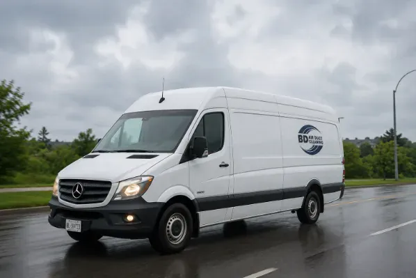Believer Duct Cleaning service van serving Toronto and surrounding areas