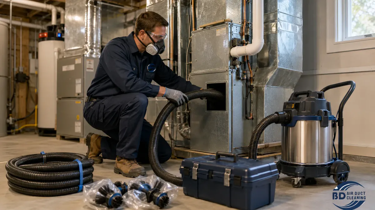 Emergency HVAC cleaning service for a Toronto property by Believer Duct Cleaning