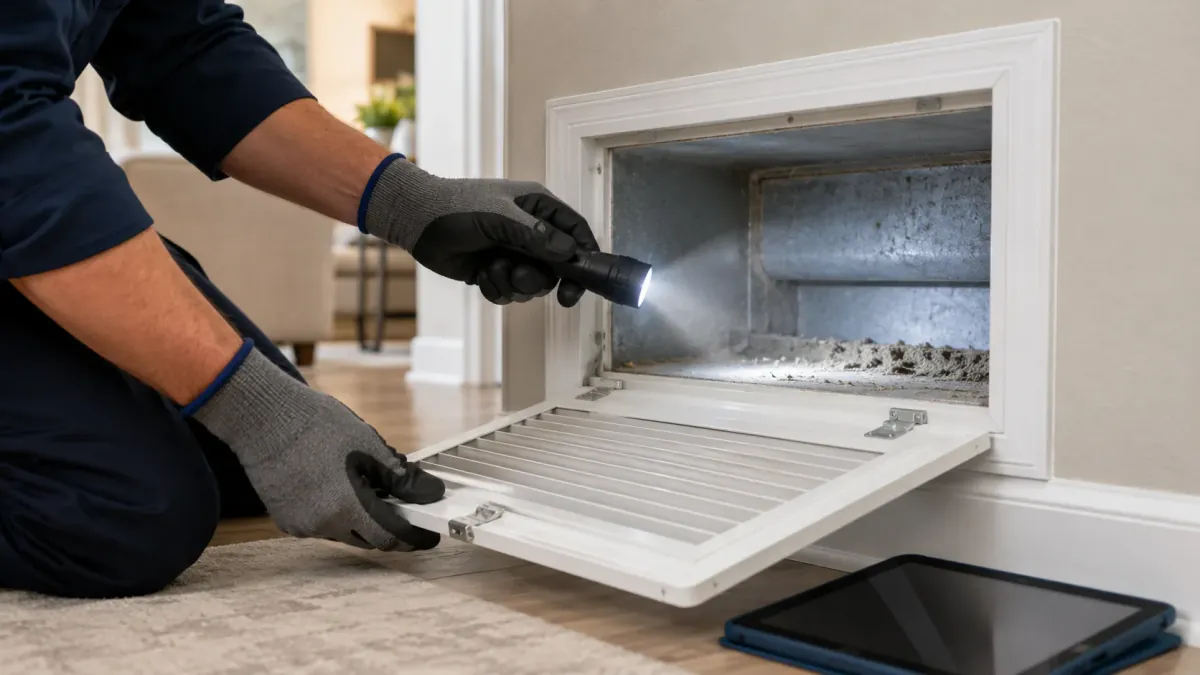 Move-out duct cleaning to prepare a Toronto home for the next occupant by Believer Duct Cleaning
