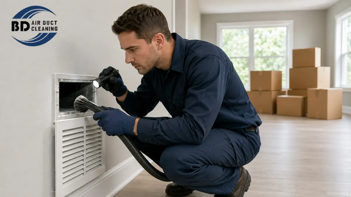Move-in / move-out duct cleaning assessment for a Toronto home by Believer Duct Cleaning