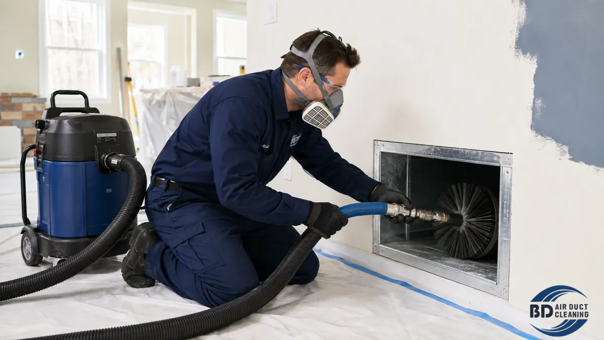 Specialty duct cleaning service for a Toronto property